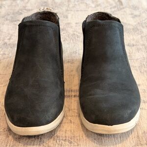 Olukai Hawai'iloa Manu Hope Women's Waterproof Booties Lava Black 8.5